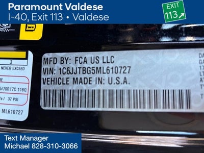 2021 Jeep Gladiator Rubicon