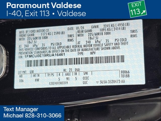 2024 Ford Escape PHEV