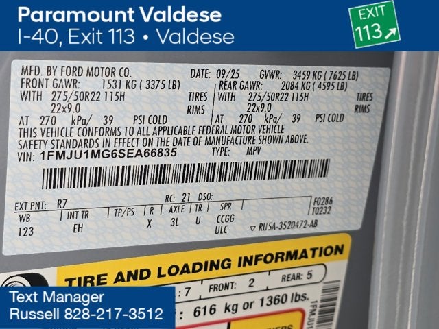 2025 Ford Expedition Platinum®