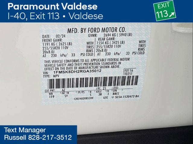 2024 Ford Explorer XLT