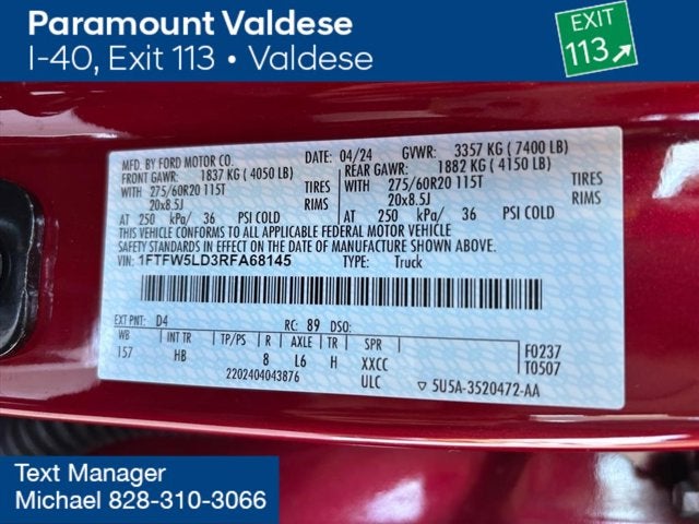 2024 Ford F-150 LARIAT