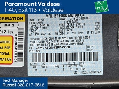 2025 Ford Bronco Sport Heritage