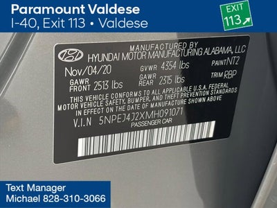 2021 Hyundai Sonata SEL Plus