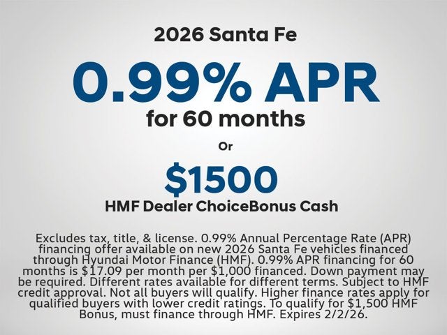 2026 Hyundai Santa Fe Hybrid SEL
