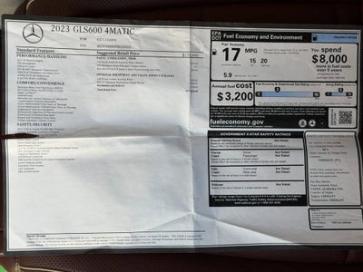 2023 Mercedes-Benz GLS Maybach GLS 600
