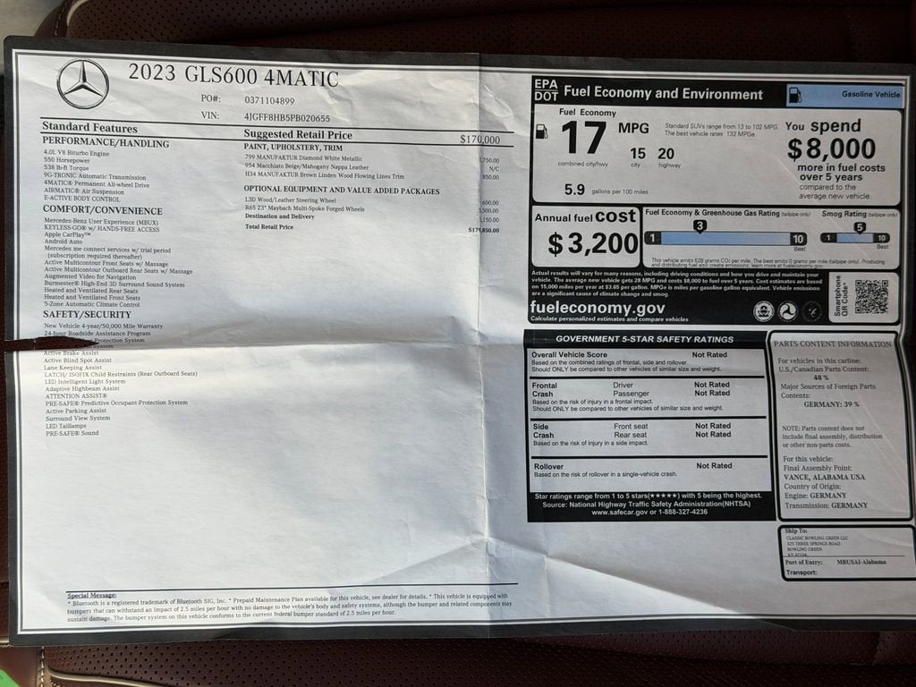 2023 Mercedes-Benz GLS Maybach GLS 600